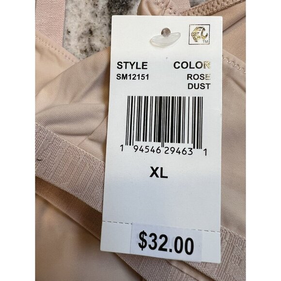 Steve Madden Women's Triangle X-Back Lounge Bra SM12151 Rose Dust Size XL NWT - Picture 5 of 8
